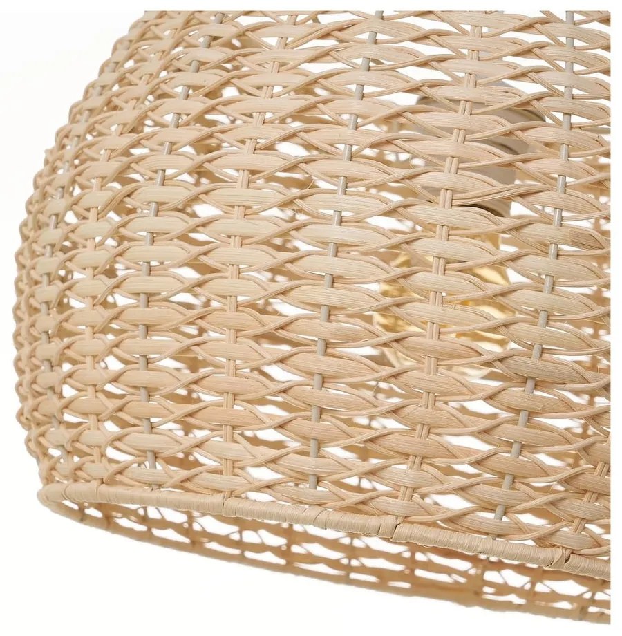Lampada da soffitto in colore naturale con paralume in rattan ø 35 cm Natural Way - Casa Selección
