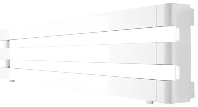 Scaldasalviette ad acqua calda IRSAP STEP bianco perla interasse 1276 mm, L 150 x H 31 cm