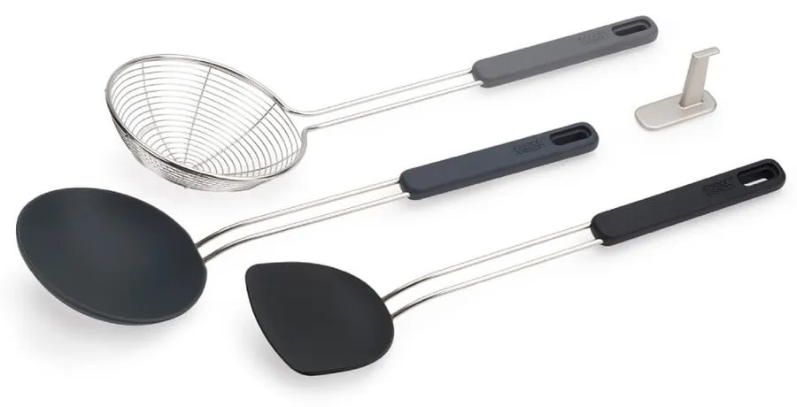 Set di utensili da cucina in acciaio inox 3 pz Fusion Wok Set – Joseph Joseph