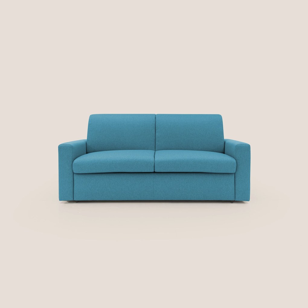 Kansas Divano letto matrimoniale alto 20 cm in tessuto impermeabile misto cotone T13