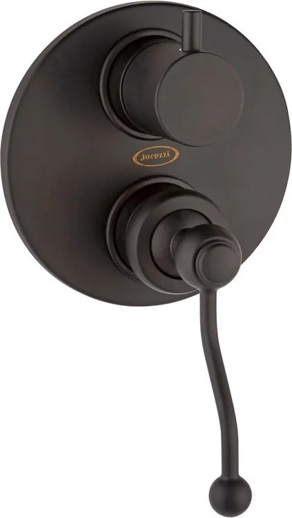 Rubinetto per doccia getto laminare cristallino Lingaa nero JACUZZI RUBINETTERIA
