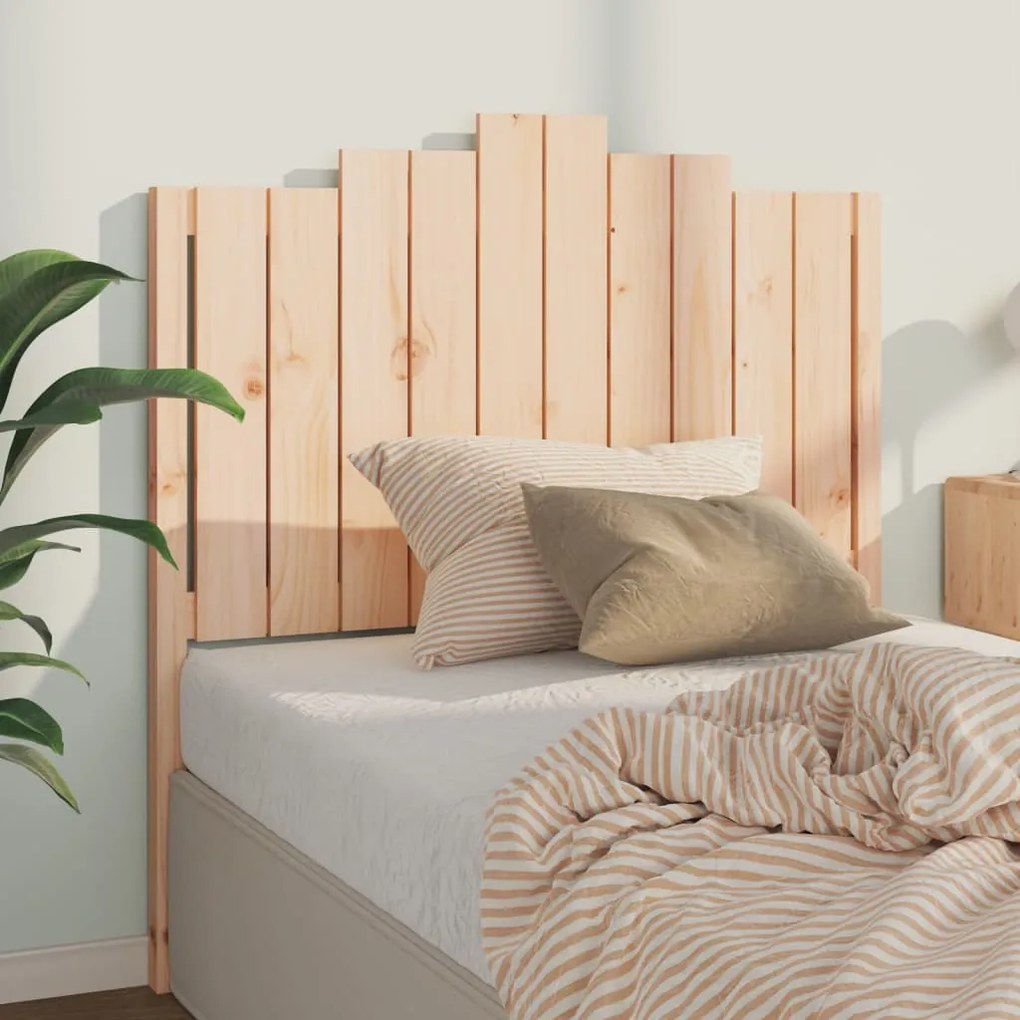 Testiera Per Letto 106x4x110 Cm İn Legno Massello Di Pino /