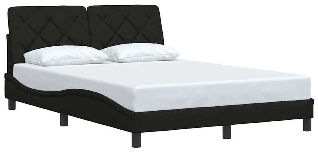 Giroletto Senza Materasso Nero 120x200 Cm Tessuto /