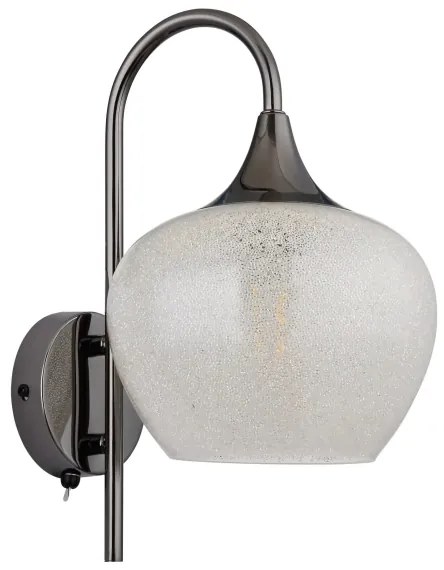 Globo 15548WK - Applique MAXY 1xE27/40W/230V bianco/antracite