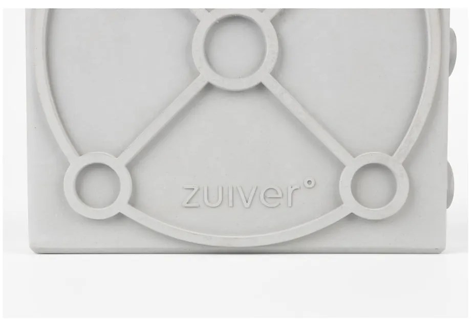 Vaso in cemento grigio chiaro Graphic - Zuiver