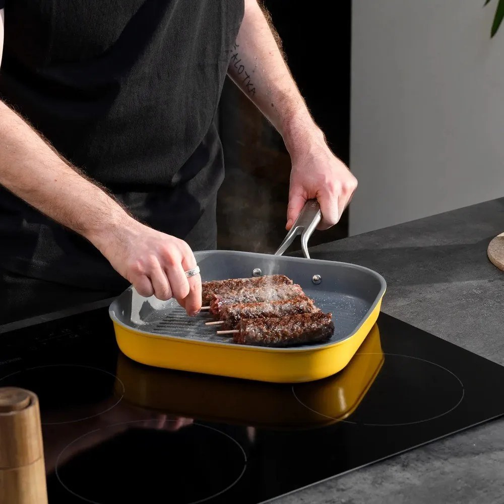 Padella per grigliare con superficie in ceramica ø 28 cm Meda 3.0 – FABINI