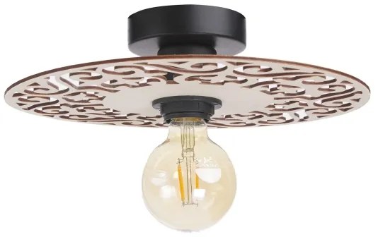 Lampadario a plafone FALCO 1xE27/60W/230V diametro 30 cm beige