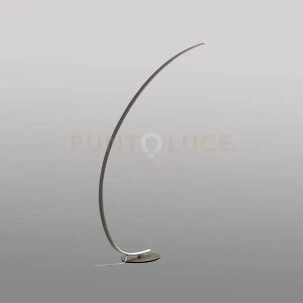 Iole pt - lampada da terra titanio a led 3000k 1500lm 30w dimmerabile