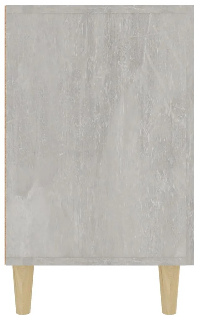 Credenza grigio cemento 100x36x60 cm in legno multistrato