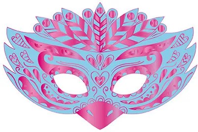 Scratch art - Maschere da festa