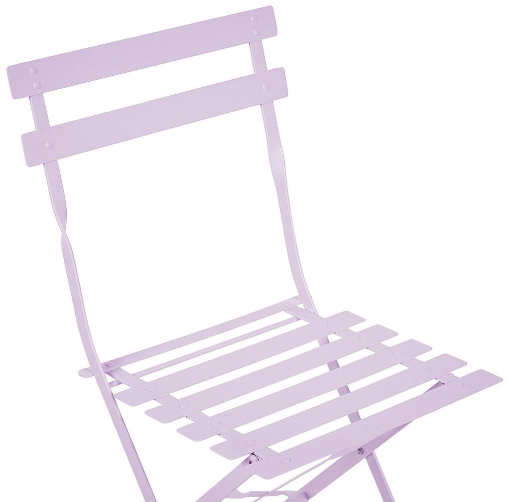 Set da balcone acciaio viola FIORI Beliani