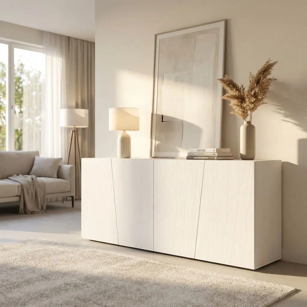 BUSTER - madia moderna legno spazzolato