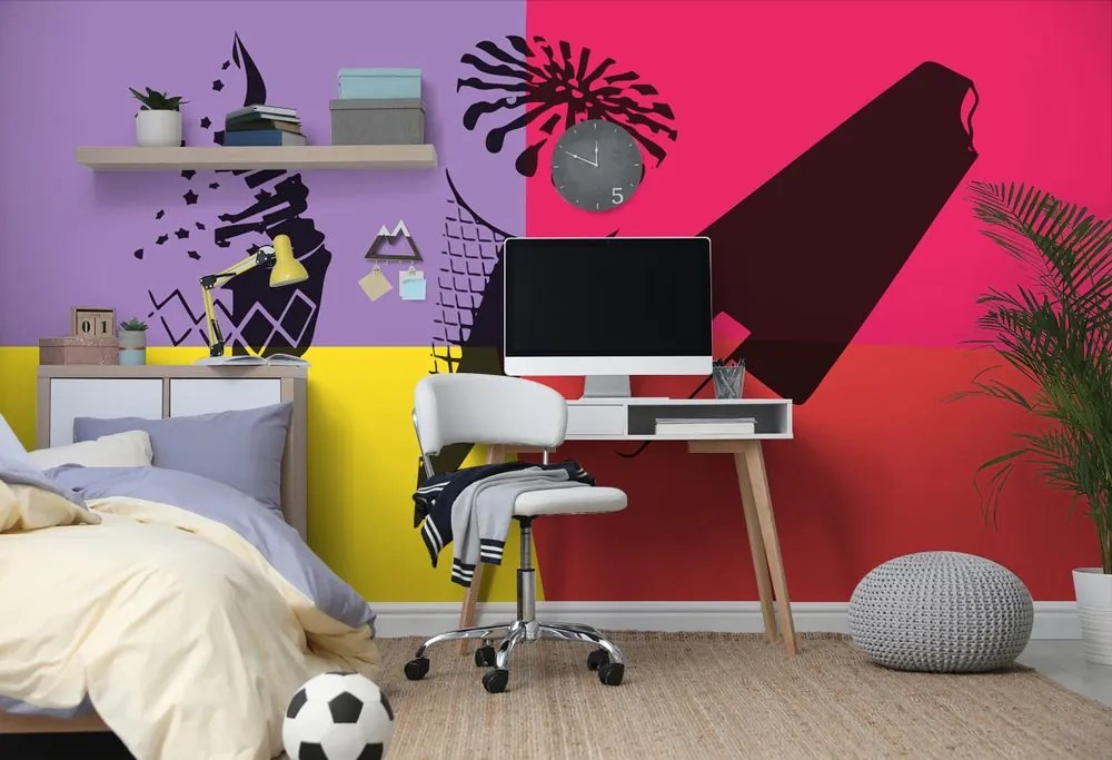 Carta da parati – Estate pop art