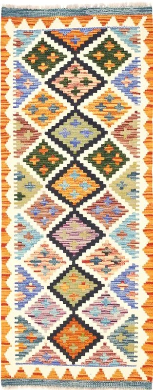 Kilim Tappeto orientale 60x150 Beige (Afghanistan) Tessuto A Mano