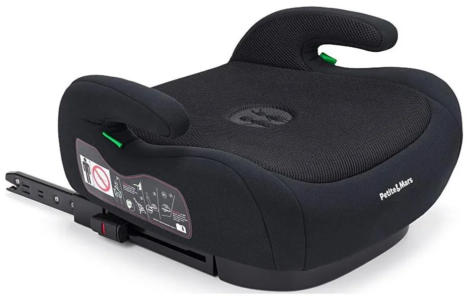 PETITE&MARS - Seggiolino auto OPTIMUS PRO i-Dimensioni 125-150 cm (22-36 kg) nero