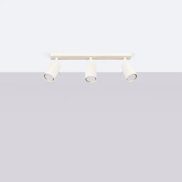 Sollux SL.1496 - Faretto RING 3xGU10/10W/230V color crema