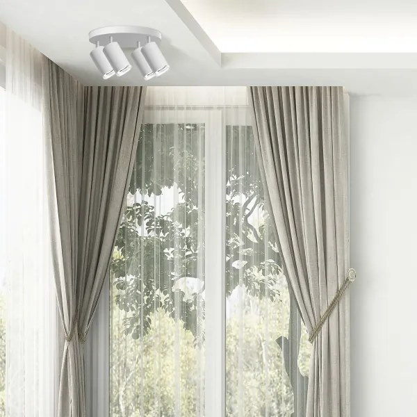 LED RGBW dimmerabile faretto da bagno TURYN 4x GU10/6W/230V IP44 bianco