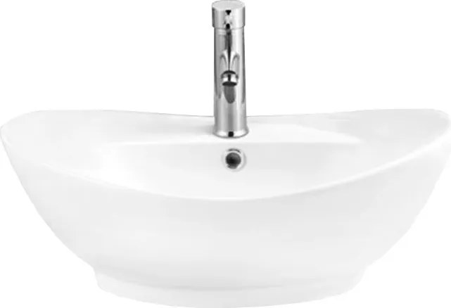 Mexen Kiara lavabo da appoggio 59 x 40 cm, bianco - 21645900