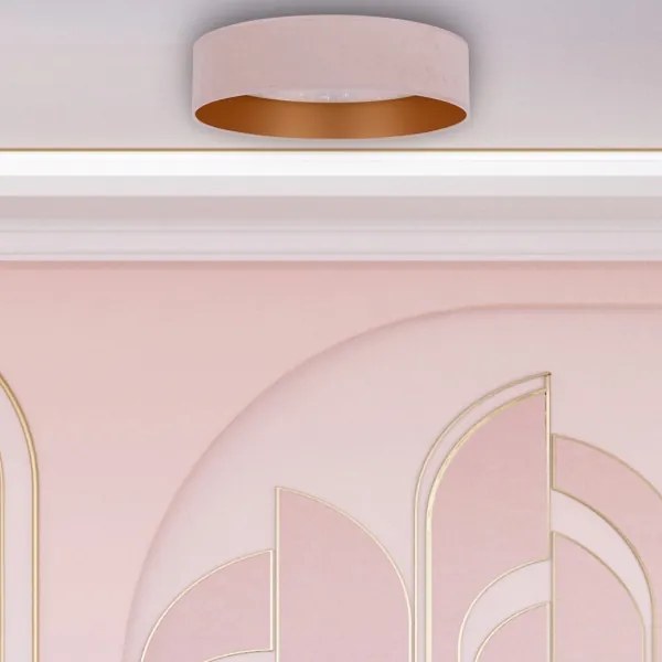 Brilagi - Plafoniera LED VELVET STAR LED/24W/230V d. 40 cm  rosa/oro