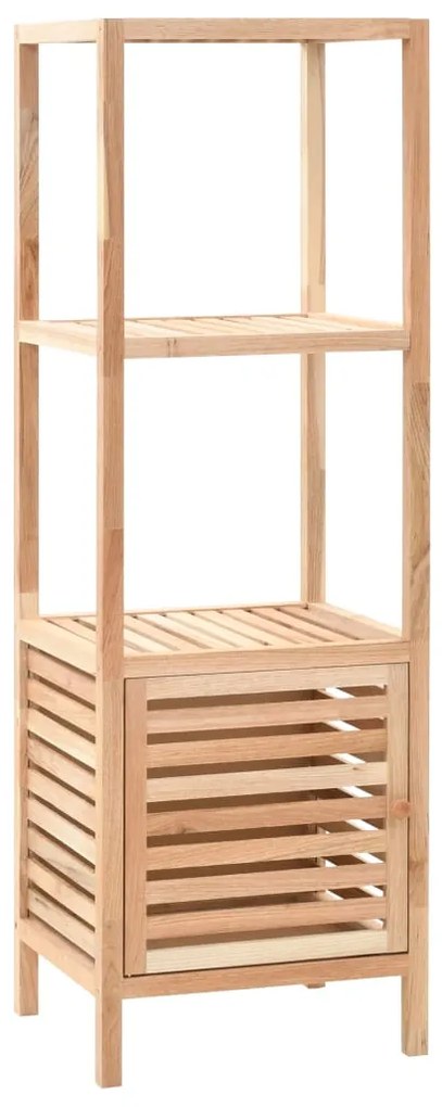 Armadietto Da Bagno İn Legno Massello Di Noce 39,5x35,5x123 Cm /