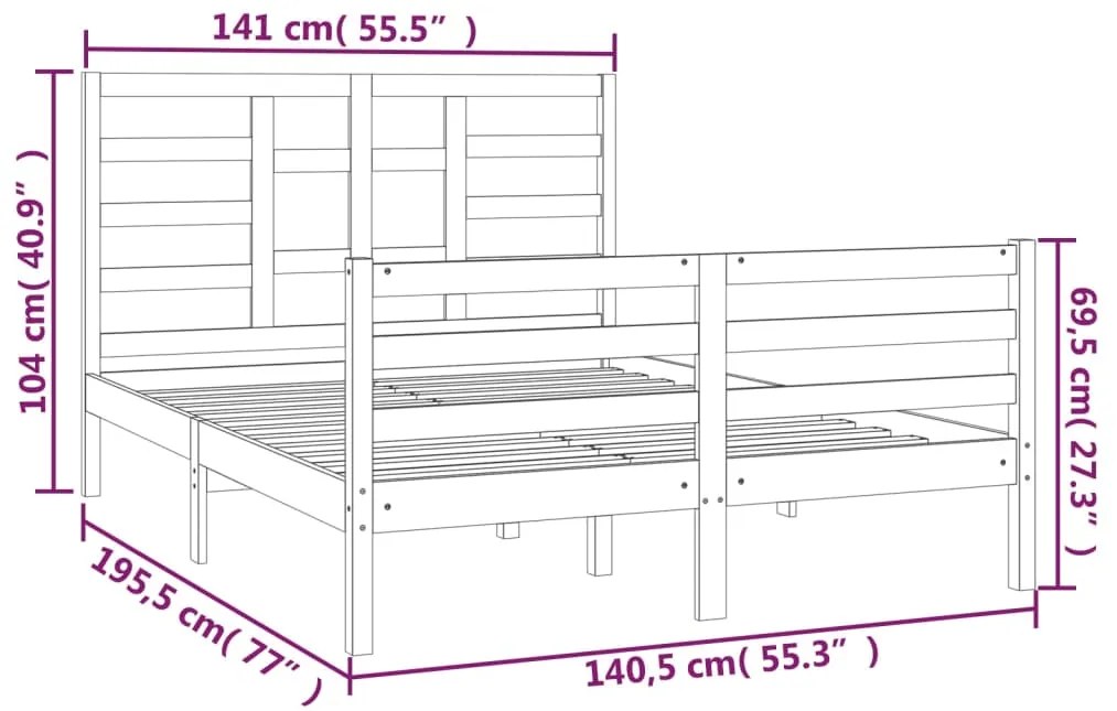 Giroletto in Legno Massello 135x190 cm Double