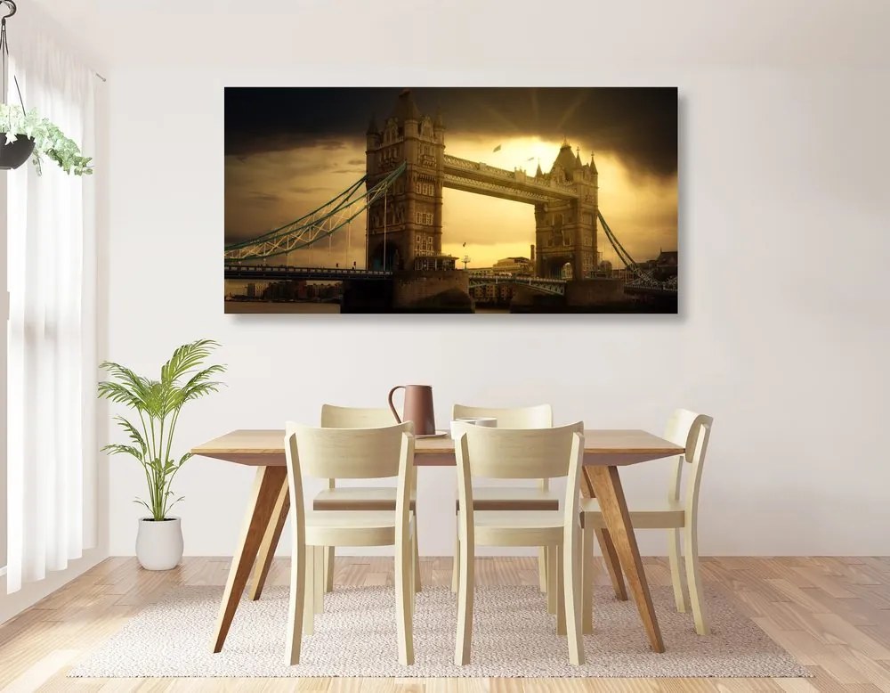 Quadro su tela – Tramonto su Tower Bridge