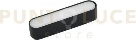 Lampada led lineare binario bernini 48v nero in alluminio e plastic...