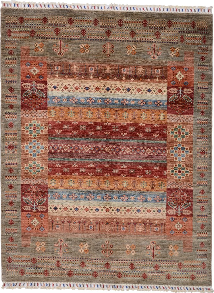 Samarkand Tappeto 160 x 200 (Afghanistan) Annodato A Mano