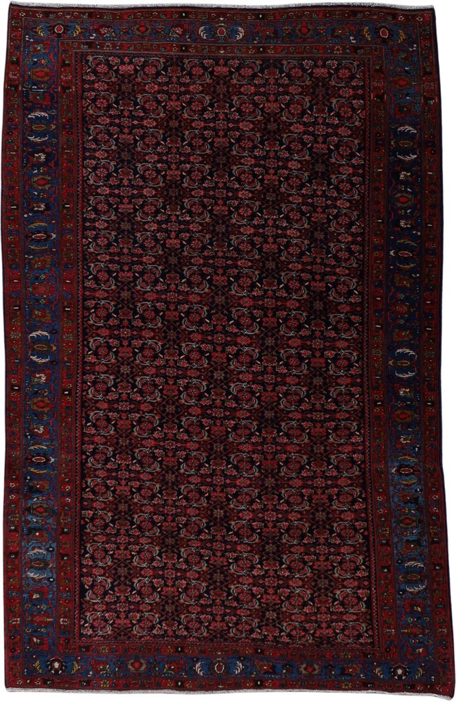 Senneh Tappeto 140 x 210 (Iran) Annodato A Mano