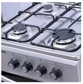 Cucina a Gas Haeger GC-SS5.006C Acciaio inossidabile Argentato Grigio (46 L)