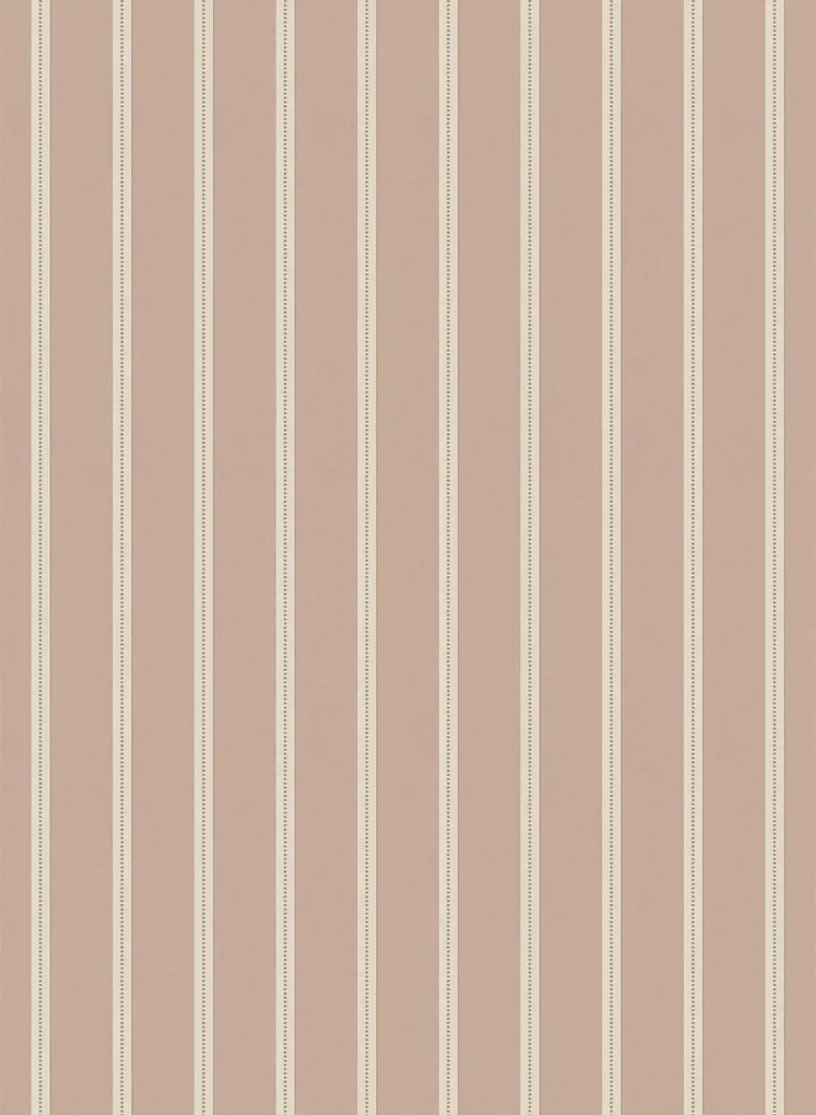 studio ditte Carta da parati Ribbon / Lintjes - Old Pink / Oudroze