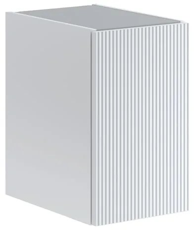Armadietto bagno a terra Opera 1 anta P 45.5 x L 30 x H 50 cm laccato opaco bianco