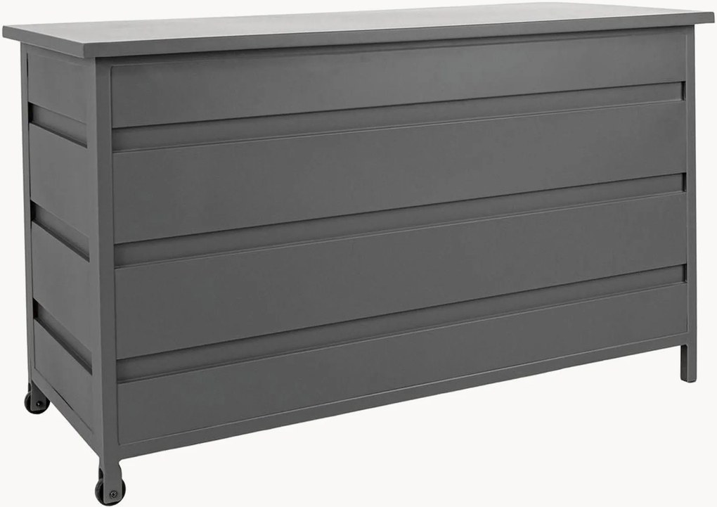 Cassapanca da giardino con ruote Cassis