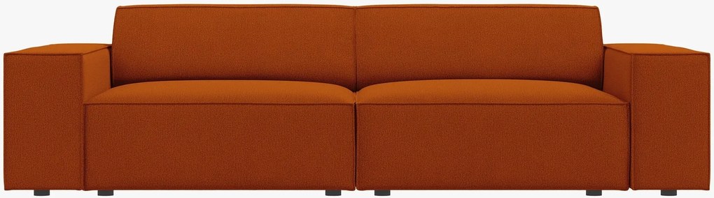 Divano modulare Jodie 3 posti in tessuto Megan – L204 cm