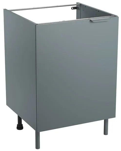 Base Eleki B60 grigio celadon L 60 x H 87.1 x P 58 cm