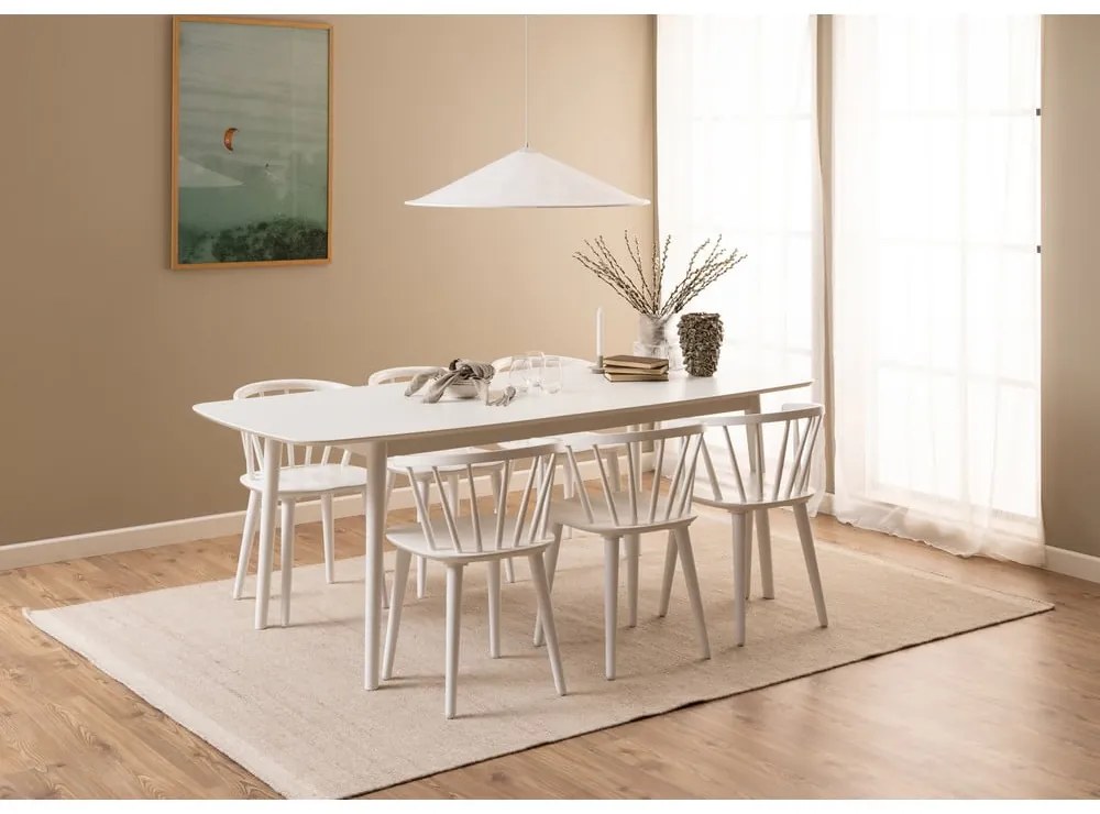 Sedia da pranzo bianca Ida - Actona
