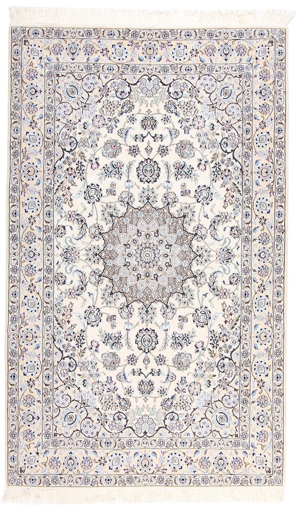 Nain Tappeto persiano 150 x 250 Beige (Iran) Annodato A Mano