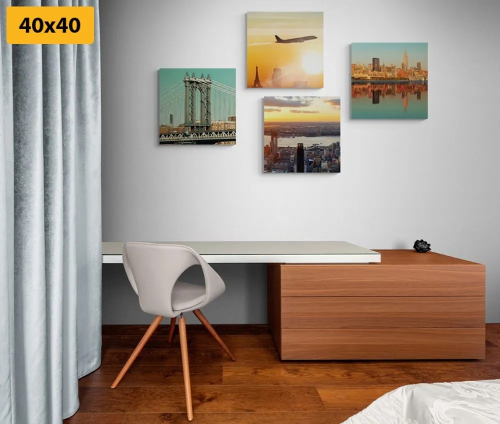 Set di quadri – Viaggio nella città di New York
