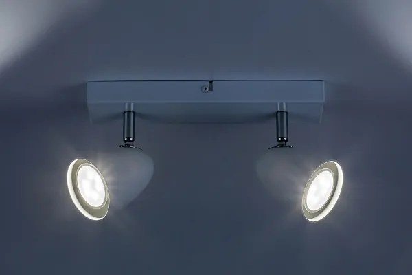 Rabalux 73018 - Faretto PERICO 2xGU10/5W/230V bianco