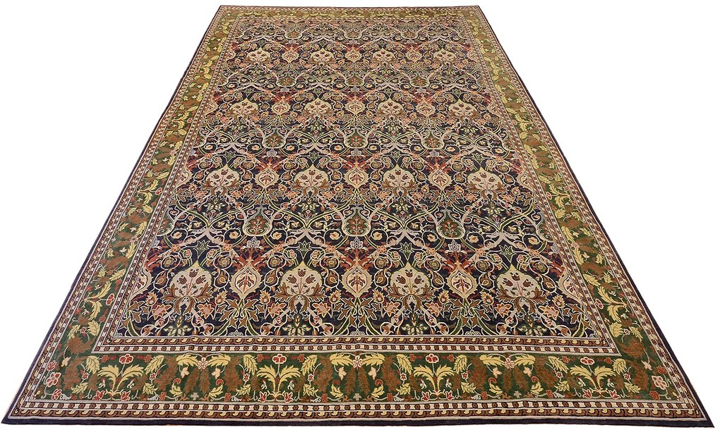 Kerman Tappeto persiano 520 x 400 (Iran) Annodato A Mano