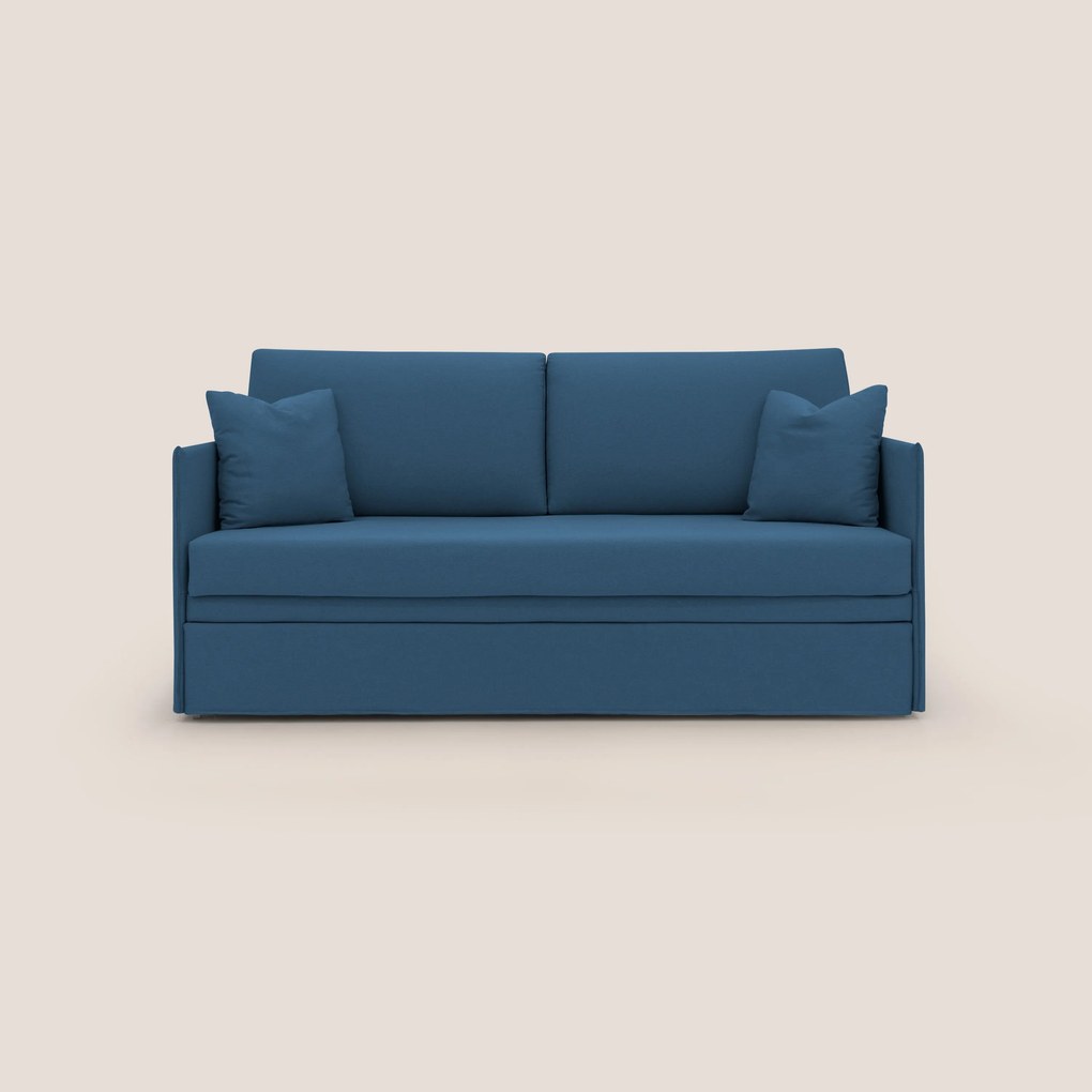 Tortona Divano duplex con doppio letto in tessuto simil cotone impermeabile T13 blu
