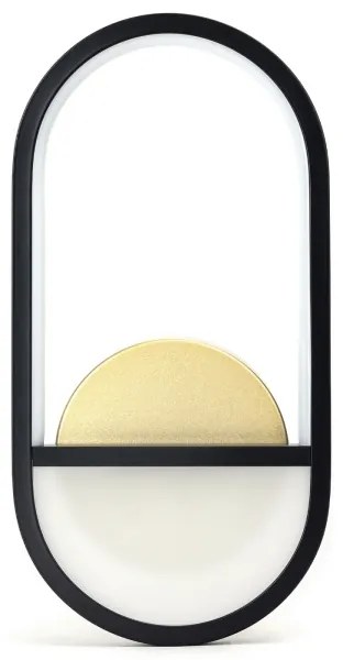 Aigostar - Applique a LED LED/13,5W/230V 2700K nero/oro