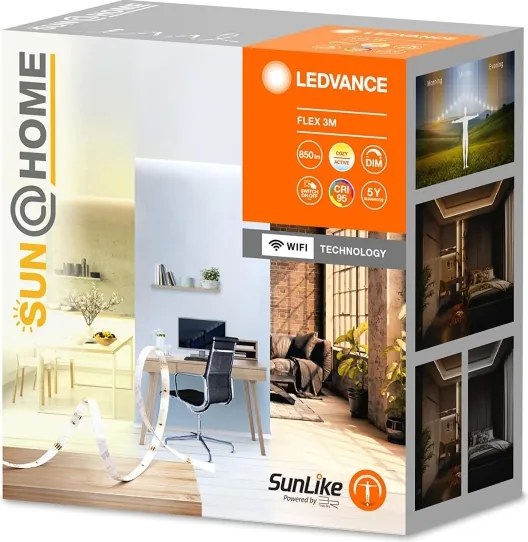 Ledvance - Striscia LED Dimmerabile SUN@HOME FLEX 3m LED/13,5W/230V Wi-Fi CRI 95