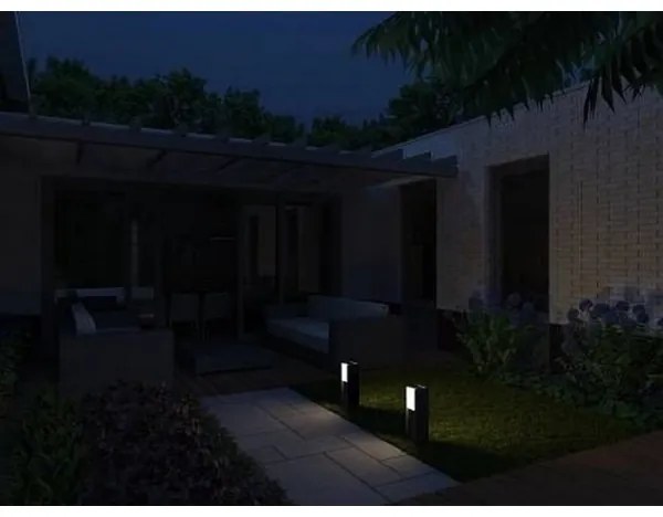 Philips - Lampada da esterno BRIDGE 1xE27/14W/230V IP44 40,2 cm