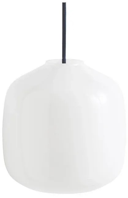 Buoy Glass 200 Lampada a Sospensione Opal/Anthracite Blue - Hay