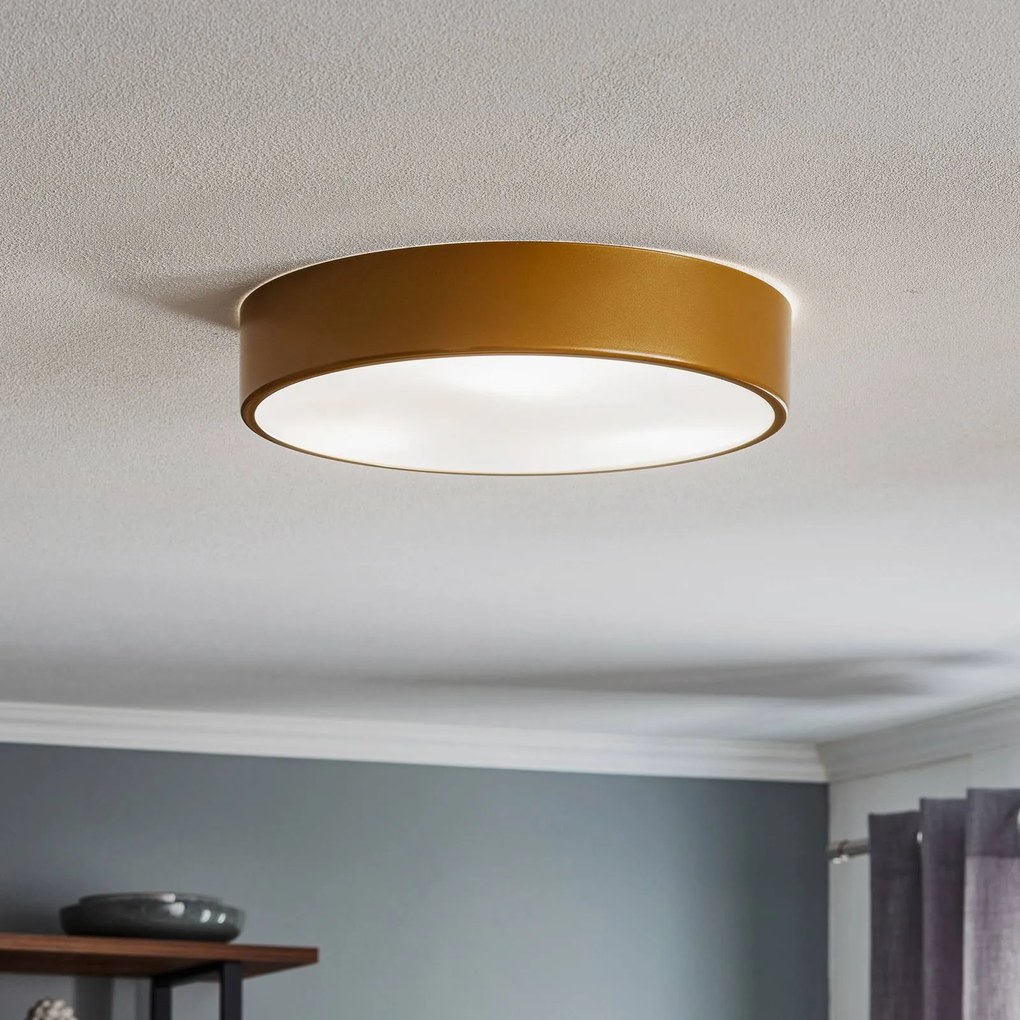 Plafoniera Cleo 400 TEMAR LIGHTING, dimmerabile, Ottone / Oro, Soggiorno / Sala da pranzo, Metallo, Plafoniera