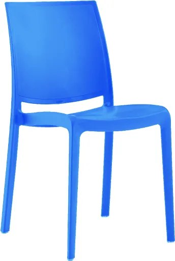 Sedia da giardino o cucina in polipropilene impilabile - Set 2 FEBE Azzurro