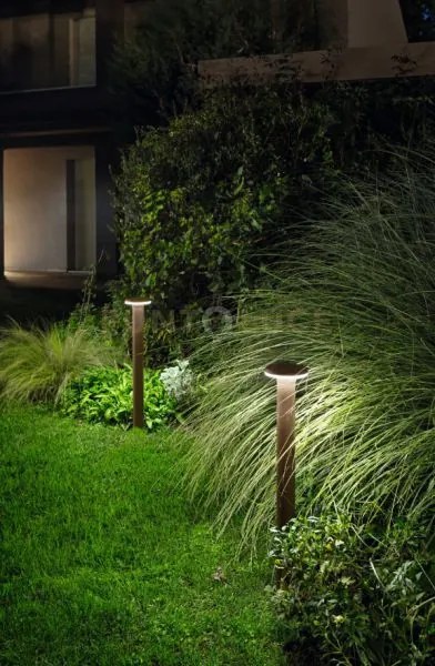 Viale paletto da esterno 4000k 720lm 12w ip65 corten  h.60cm