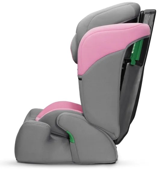 KINDERKRAFT - Seggiolino auto COMFORT UP i-Dimensioni (76-150 cm) grigio/rosa