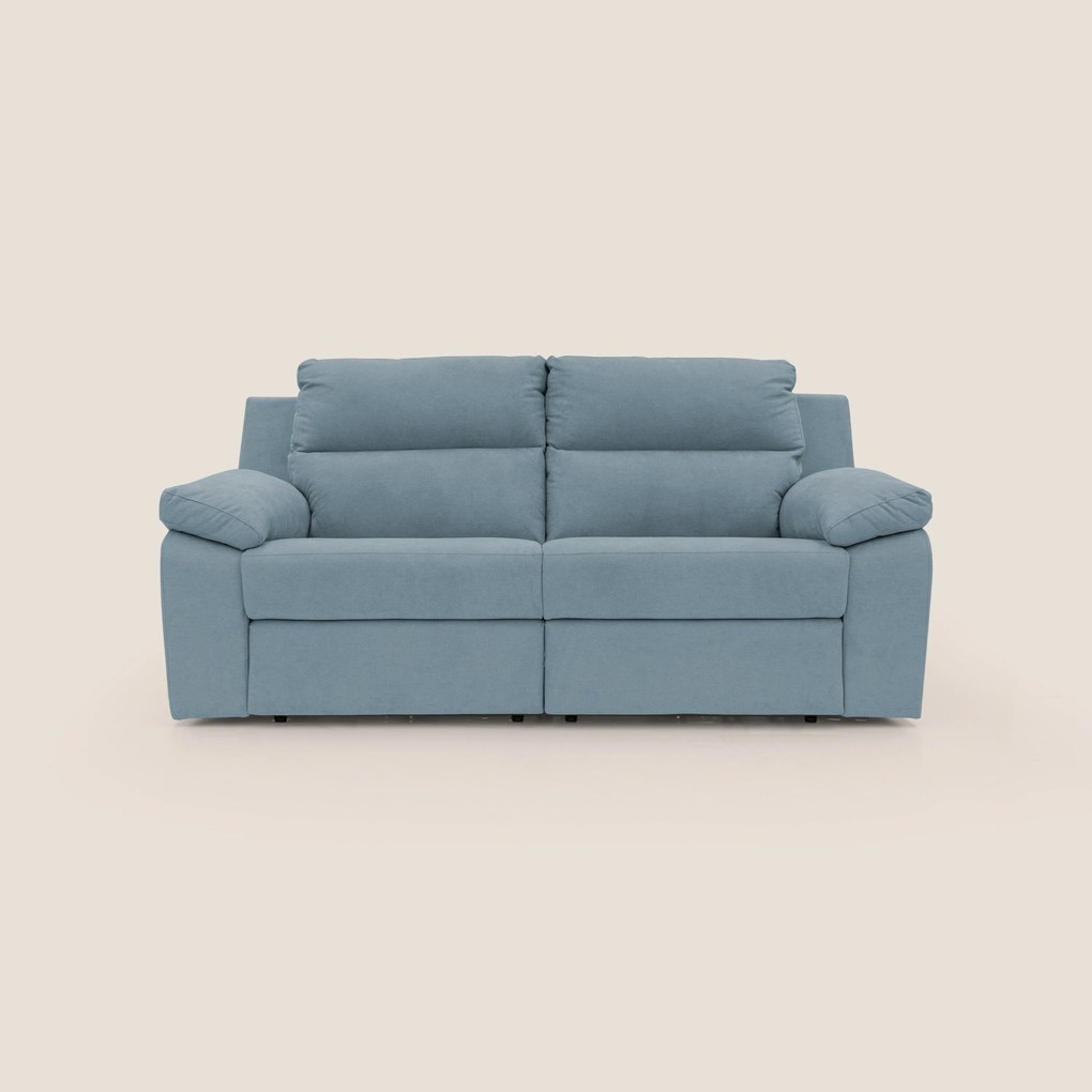 Romeo Divano relax con recliner elettrico in morbido tessuto impermeabile T02